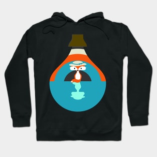 Cute fox reflection Hoodie